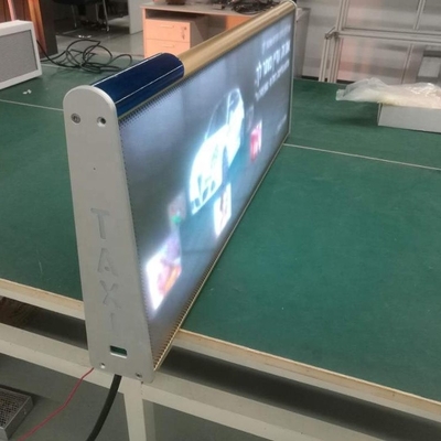 二重側面WIFIのタクシーの屋根4Gリモート・コントロール屋外ガイドをLED表示