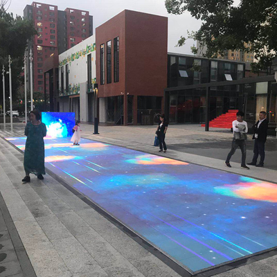 照らされたHD P4.81 LEDの相互ダンス・フロアの反スリップの設計