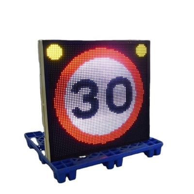 太陽Powerd 320×160mmモジュールLEDの交通標識の横断歩道の警告