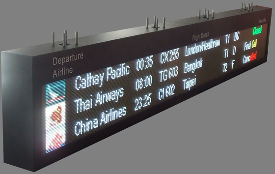 SMD空港飛行表示板の自動デジタル屋内LED表示