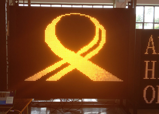 P10 P16 P20 LED VMSは屋外の交通表示板後部サービスに署名する