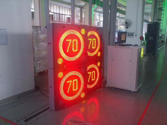 デジタルIP65電気制限速度の印の交通動特性LED表示