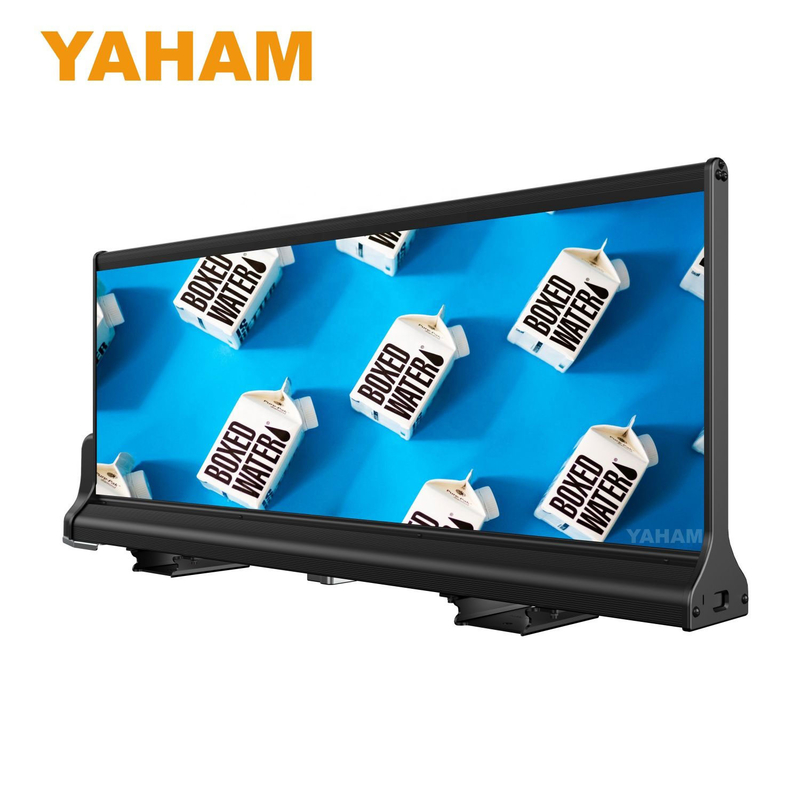 SMD LED車の屋根の上の広告12kg IP65のセリウムROHS FCCのタクシーの上のLED表示