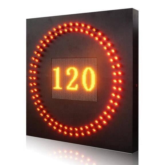 赤い円フル カラーVMSの制限速度のハイウェーP10のハイウェーLEDの印